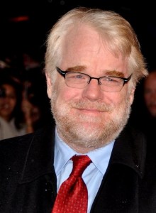 Philip Seymour Hoffman at the Paris premiere of "The Ides of March"