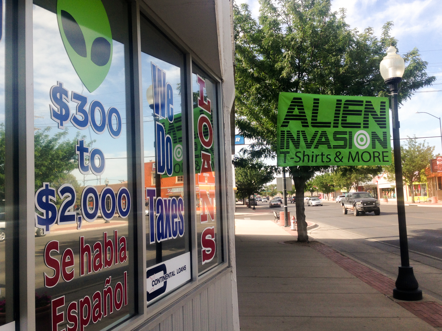 Alien loan store, Roswell
